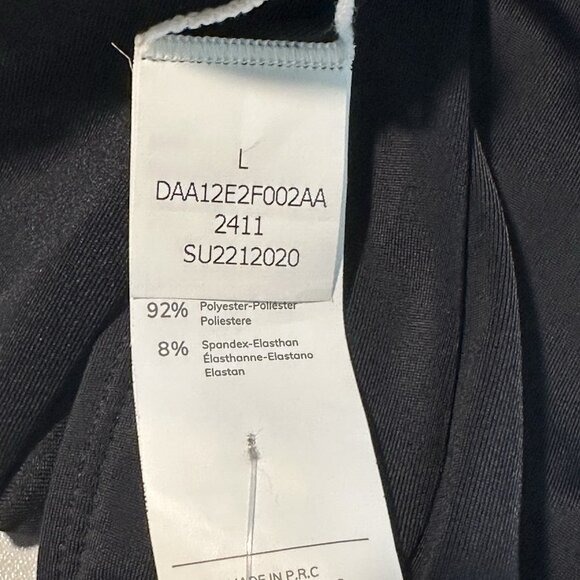 Cupshe Women One Piece Swimsuit L Black Cutout High Waist Crisscross Back Cheeky - Picture 7 of 9